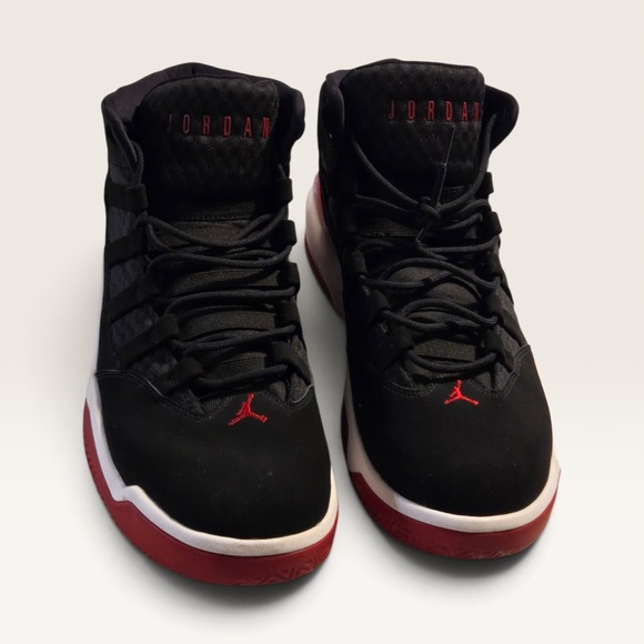 Jordan Max Aura 4 Mens Basketball Shoes Black University Red No Insole Size 12 main image 6